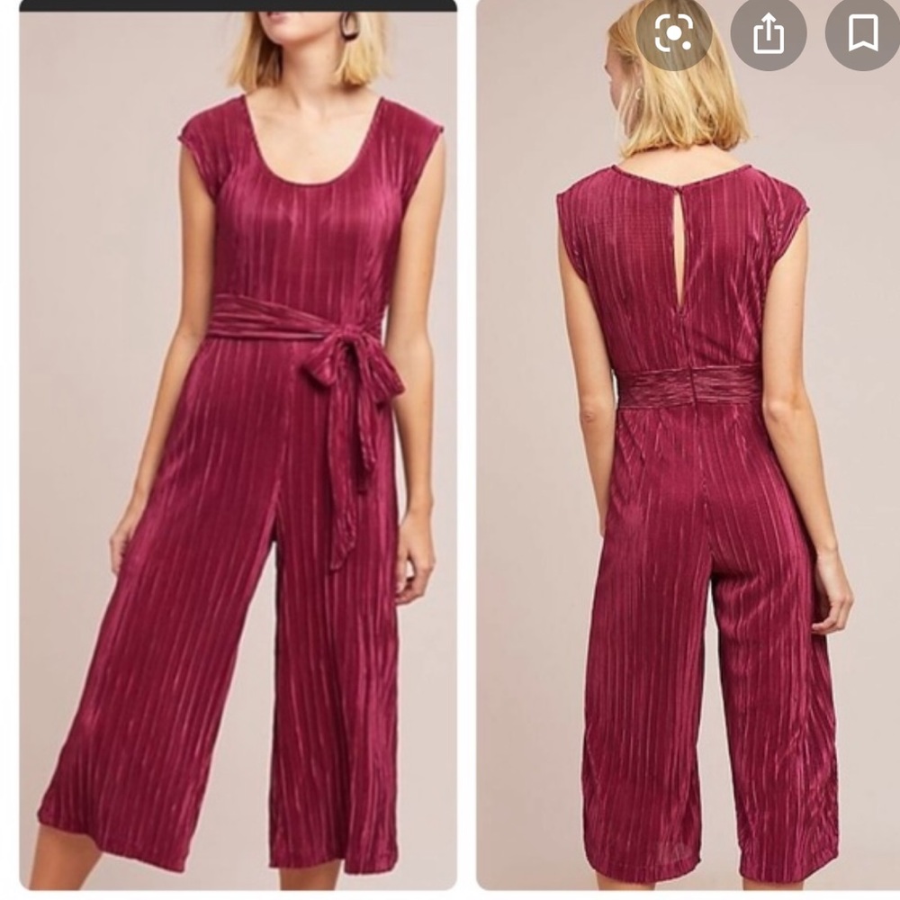 NWOT Anthropologie Sonata Wide-leg Jumpsuit